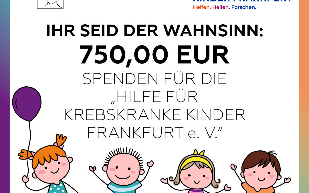 Spende über 750€