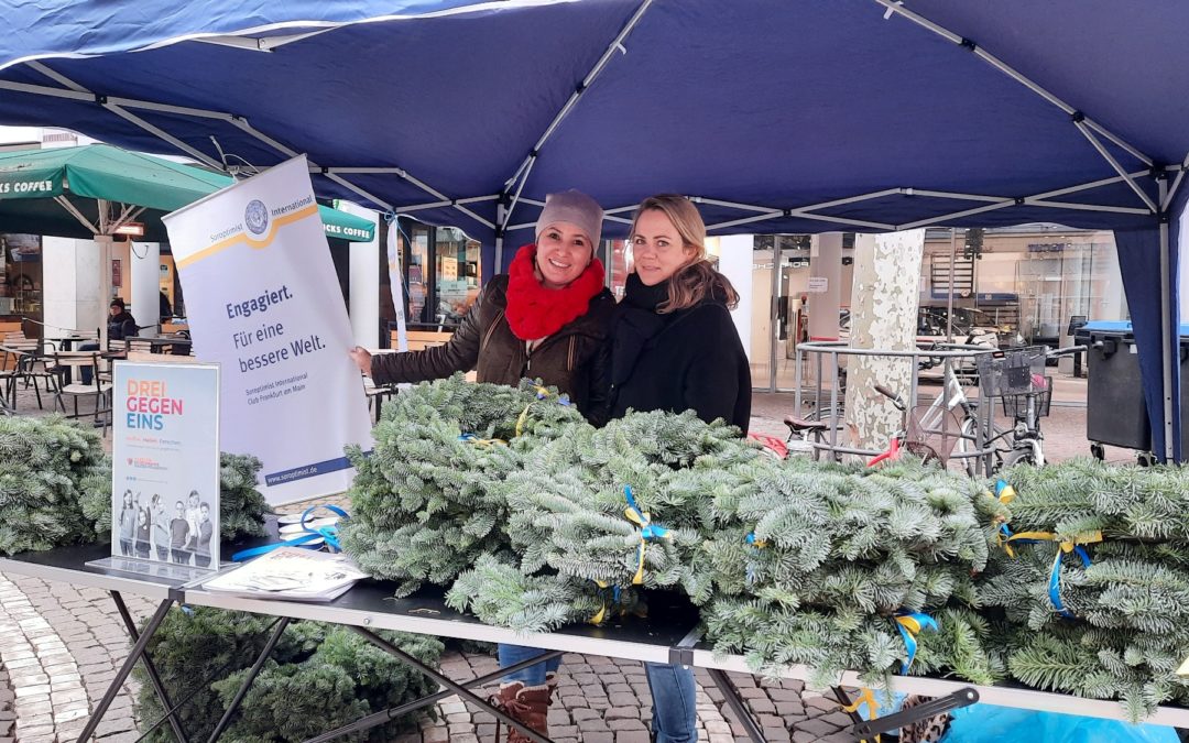 Großer Adventskranzverkauf