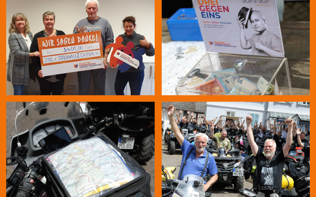 Biker bringen 5.400-Euro-Scheck