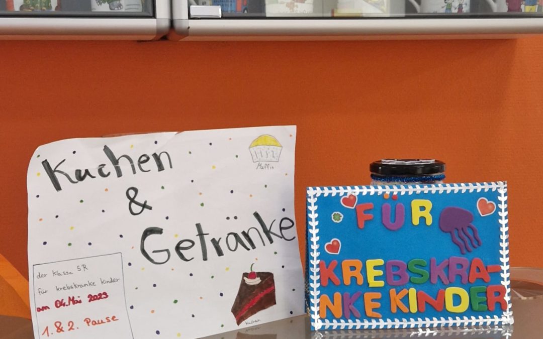 Schulspende: Kuchenverkauf